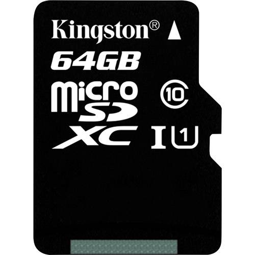 Tamanhos, Medidas e Dimensões do produto Cartão de Memória Kingston 64GB MicroSDXC Extreme com Adaptador SD (classe10) - SDCX10/64GB