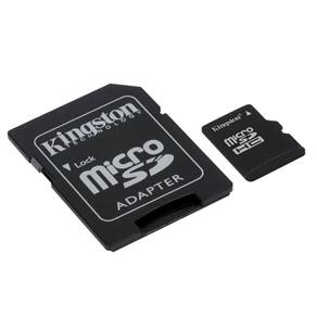 Cartao de Memoria Kingston 32GB Micro SDHC Classe 10 + ADAPT SD UHS-I 45MB - SDC10G2/32GB