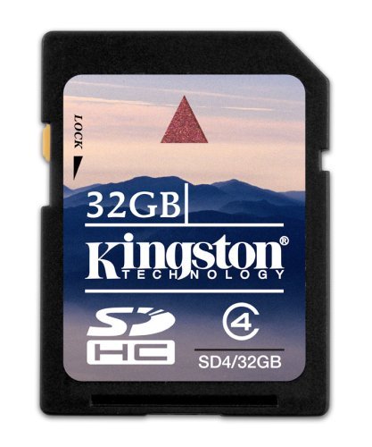 Cartão de Memória Kingston 32GB SDHC Class 4 SD4/32GB