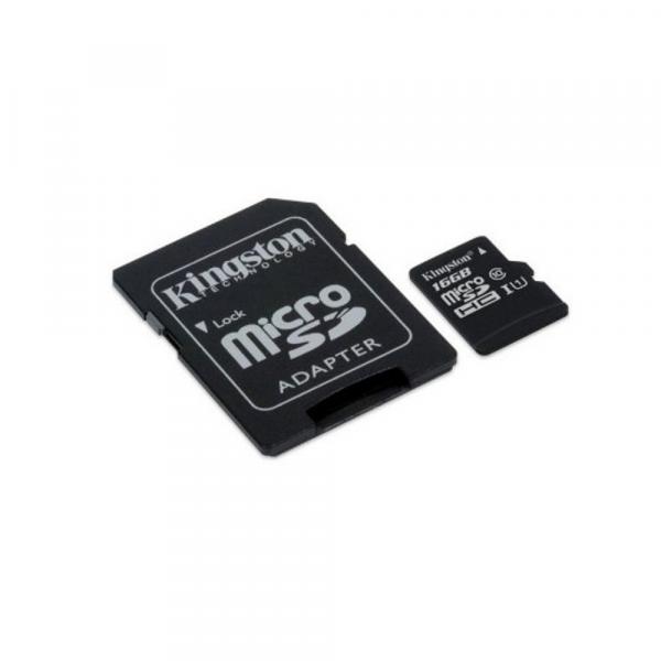 Cartão de Memória Kingston Micro SD com Adaptador 16GB KC-C2016-4V - Kingston
