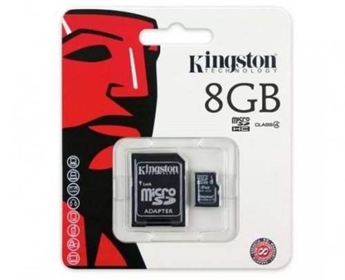 Cartão de Memória Kingston MicroSD Card 8GB