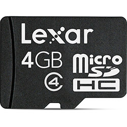 Cartão de Memória Lexar 4GB com Adaptador