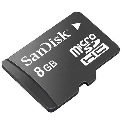 Cartão de Memória Micro Sandisk 8gb Sdsdqm08gbb35a Preto