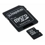 Cartão de Memória Micro Sd 16gb Kingston + Adaptador/sd