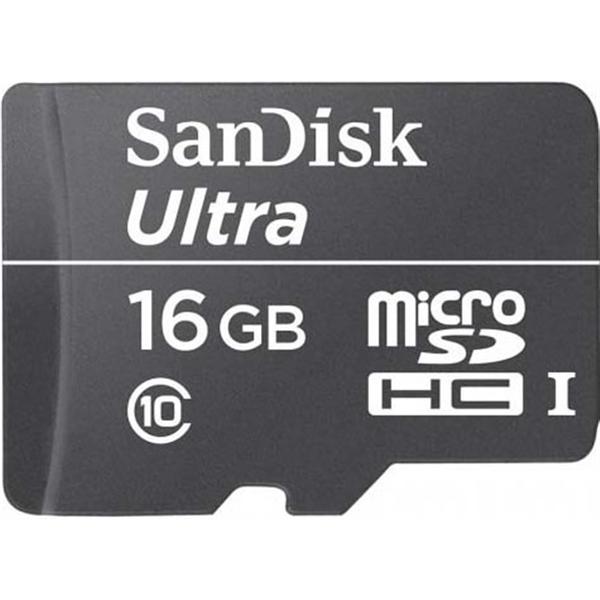 Cartão de Memória Micro SD 16GB SanDisk Ultra 30MB/s