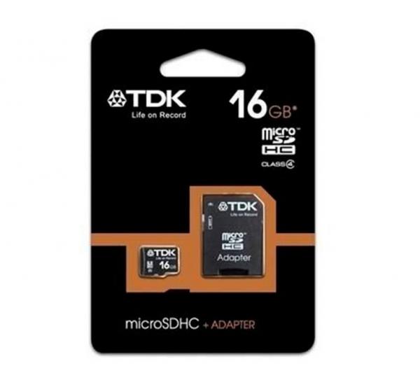 .cartao de Memoria Micro Sd 16gb Tdk Classe 4