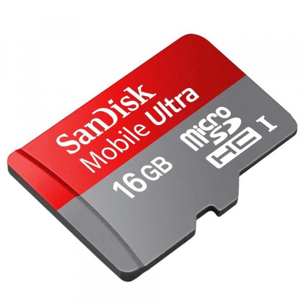 Cartão de Memória Micro SD 16GB Ultra C10 SanDisk