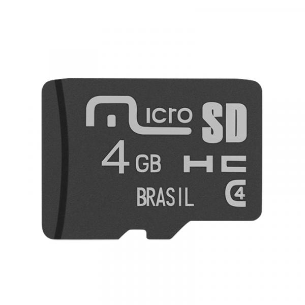 Cartão de Memória Micro SD 4 Gb MC144 Multilaser