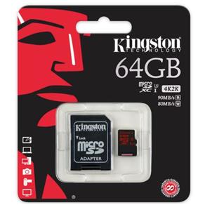 Cartão de Memória Micro Sd 64Gb Classe 03 01 Adpt Sdca3/64Gb Kingston