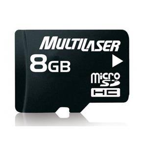 Cartão de Memória Micro Sd 8 Gb Multilaser
