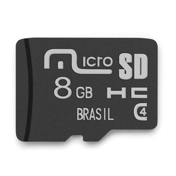 Cartão de Memória Micro SD 8GB Classe 4 MC141 - Multilaser