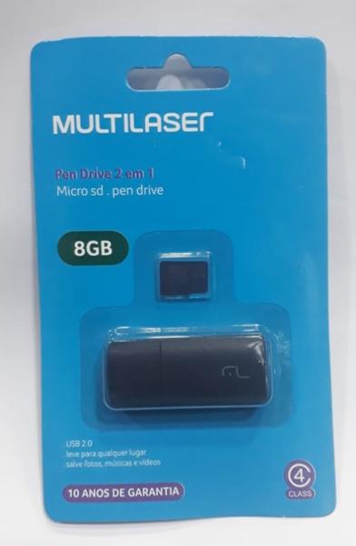 Cartão de Memória Micro SD 8GB - Multilaser