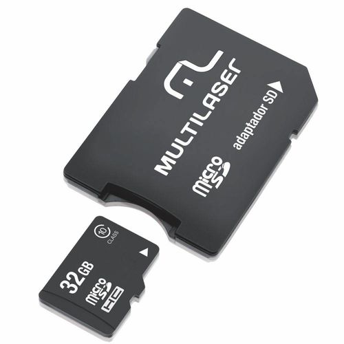 Cartão de Memoria Micro Sd 32gb com Adaptador - Multilaser