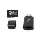 Cartão de Memória Micro SD 32GB com Adaptador USB MC173 Multilaser Smartogo 2 em 1 Classe 4 Pen Drive