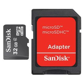 Cartão de Memória Micro Sd 32Gb - Sandisk com Adaptador