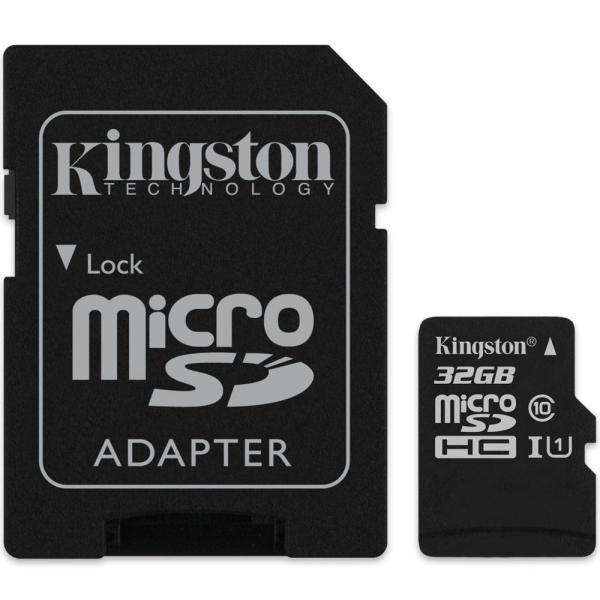Cartão de Memória / Micro SD / Kingston / Classe 10 / 80MB/S / 32GB