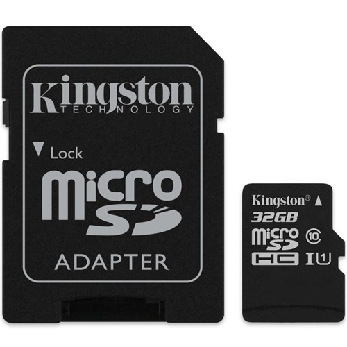 Cartão de Memória / Micro Sd / Kingston / Classe 10 / 80Mb/S / 32Gb
