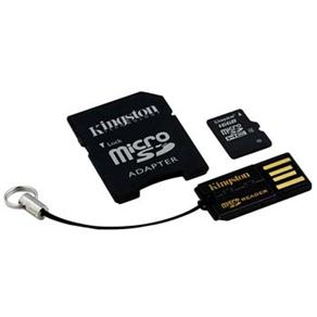 Cartão de Memória Micro SD Kingston MBLY4G2 com 16GB - Classe 4 + Adaptador SD + Leitor USB
