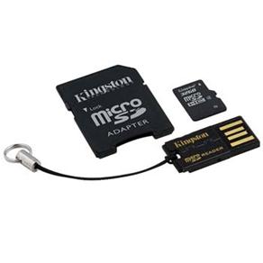 Cartão de Memória Micro SD Kingston MBLY4G2 com 32GB - Classe 4 + Adaptador SD + Leitor USB