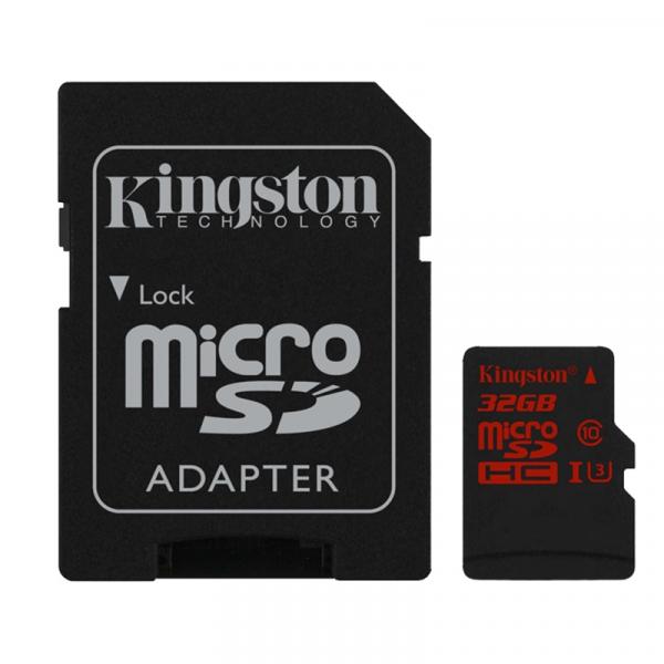 Cartão de Memória Micro SD Kingston SDCR/32GB Canvas React Classe 10 32GB