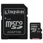 Cartão de Memória Micro SD Kingston SDXC/128GB Classe10 128GB