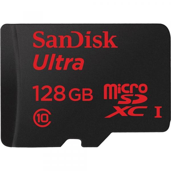 Cartão de Memoria Micro Sd Sandisk 128gb Classe 10 Original + Adaptador