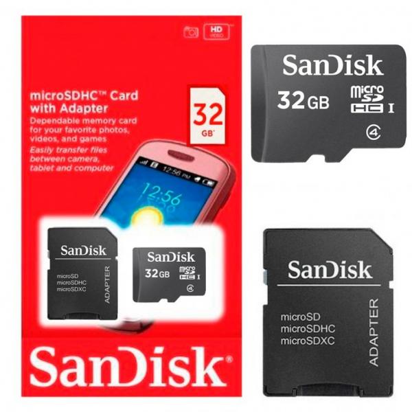 Cartão de Memória Micro SD Sandisk Classe 4 32gb SDSDQM-32G-B35A