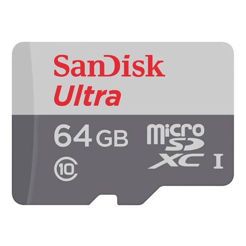 Cartão de Memória Micro Sd Sandisk Ultra Classe 10 80mbs 64gb