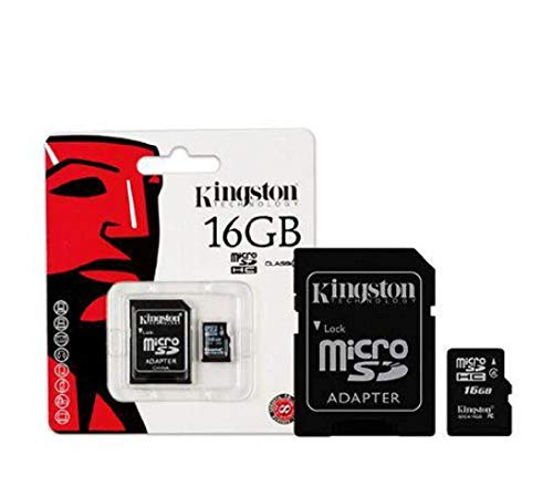 Cartão de Memória MicroSD 16GB + Adapt SD King Classe 4