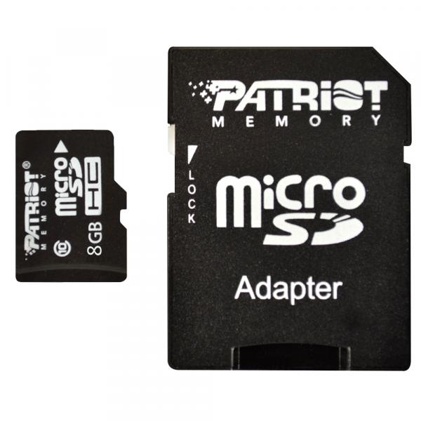 Cartão de Memória MicroSD 8 GB Classe 10 PSF8GMCSDHC10 Patriot