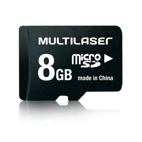 Cartão de Memória Microsd 8gb Mc004 - Multilaser