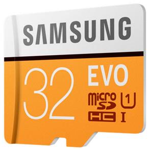 Cartão de Memória MicroSDHC 32GB Samsung EVO (Classe 10, UHS-I, C/ Adaptador) - MB-MP32GA/AM