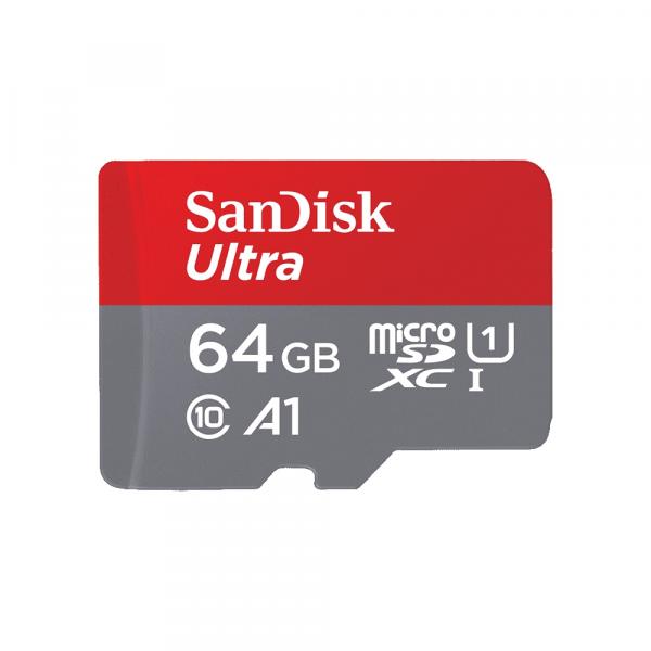 Cartão de Memória - MicroSDXC- 64GB - Sandisk Ultra - SDSQUAR-064G-GN6MA