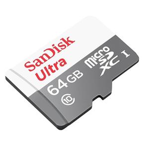 Cartão de Memória MicroSDXC UHS-I Ultra 64GB Classe 10 + Adaptador SDSQUNB-064G-GN3MA Sandisk