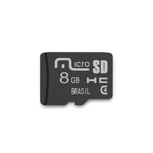 Cartão de Memória Multilaser Classe 4 8GB MC141