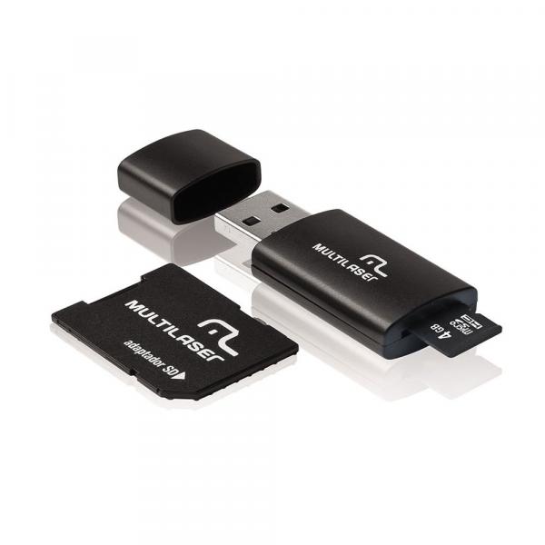 Cartão de Memória Multilaser MC057 Micro SD 4GB 3 em 1 4GB