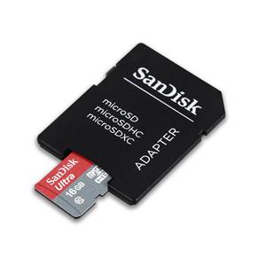 Cartão de Memória SanDisk 16GB com Adaptador