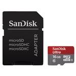 Cartão de Memória Sandisk 16gb Micro Sd Adaptador Sd