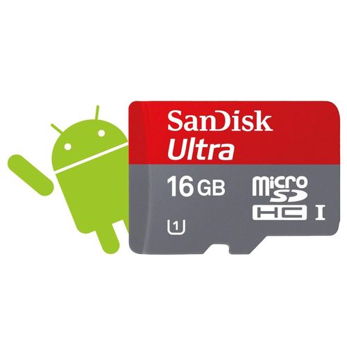 Cartão de Memória SanDisk 16GB Ultra MicroSD (Sdsdqua-016G-U46A)