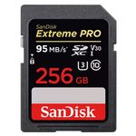 Cartão de Memória Sandisk 256gb 95mb's Extreme Pro V30
