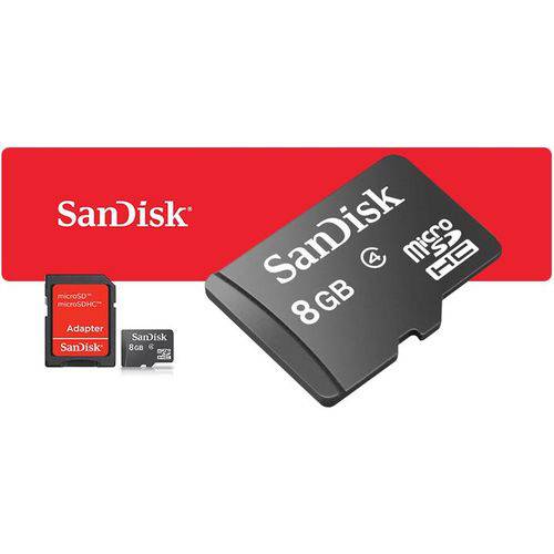 Cartão de Memória Sandisk 8gb