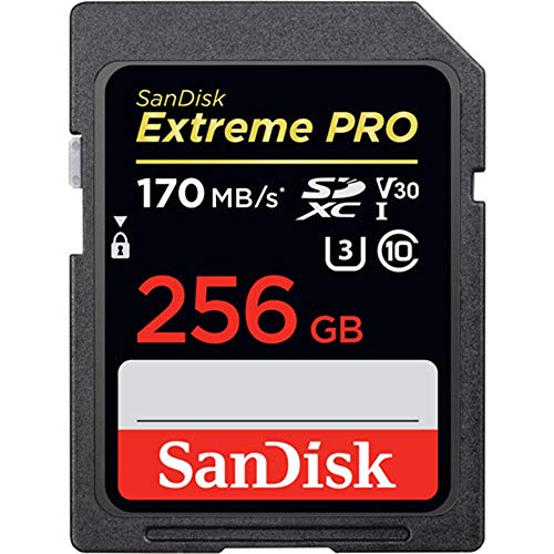 Cartão de Memória Sandisk Extreme Pro 256gb 170mb/s