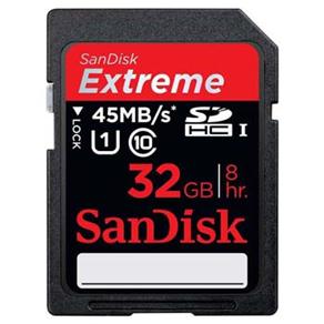 Cartão de Memória SanDisk Extreme SDHC UHS-I - 32GB