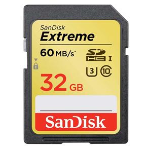 Cartão de Memória SanDisk 32GB Extreme SDHC UHS-I