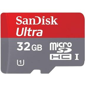 Cartão de Memória SanDisk 32GB Ultra MicroSDHC UHS-I Classe 10