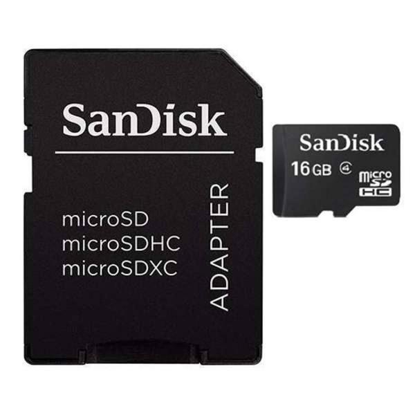 Cartão de Memória Sandisk Micro Sd 16 Gb + Adaptador Original