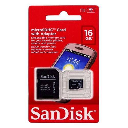 Cartão de Memória 16GB SanDisk