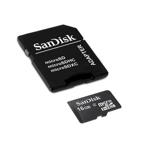 Cartão de Memória SanDisk Micro Sd 16 Gb + Adaptador