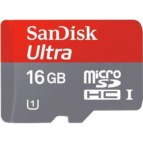 Cartão de Memória Sandisk Micro Sd 16gb Ultra com