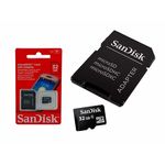 Cartao de Memoria Sandisk Micro SD 32GB C/ Adaptador - SDSDQM-032G-B35A
